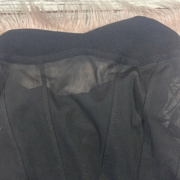 Zara knit midi dress with corset mesh insert - Picture 12 of 12